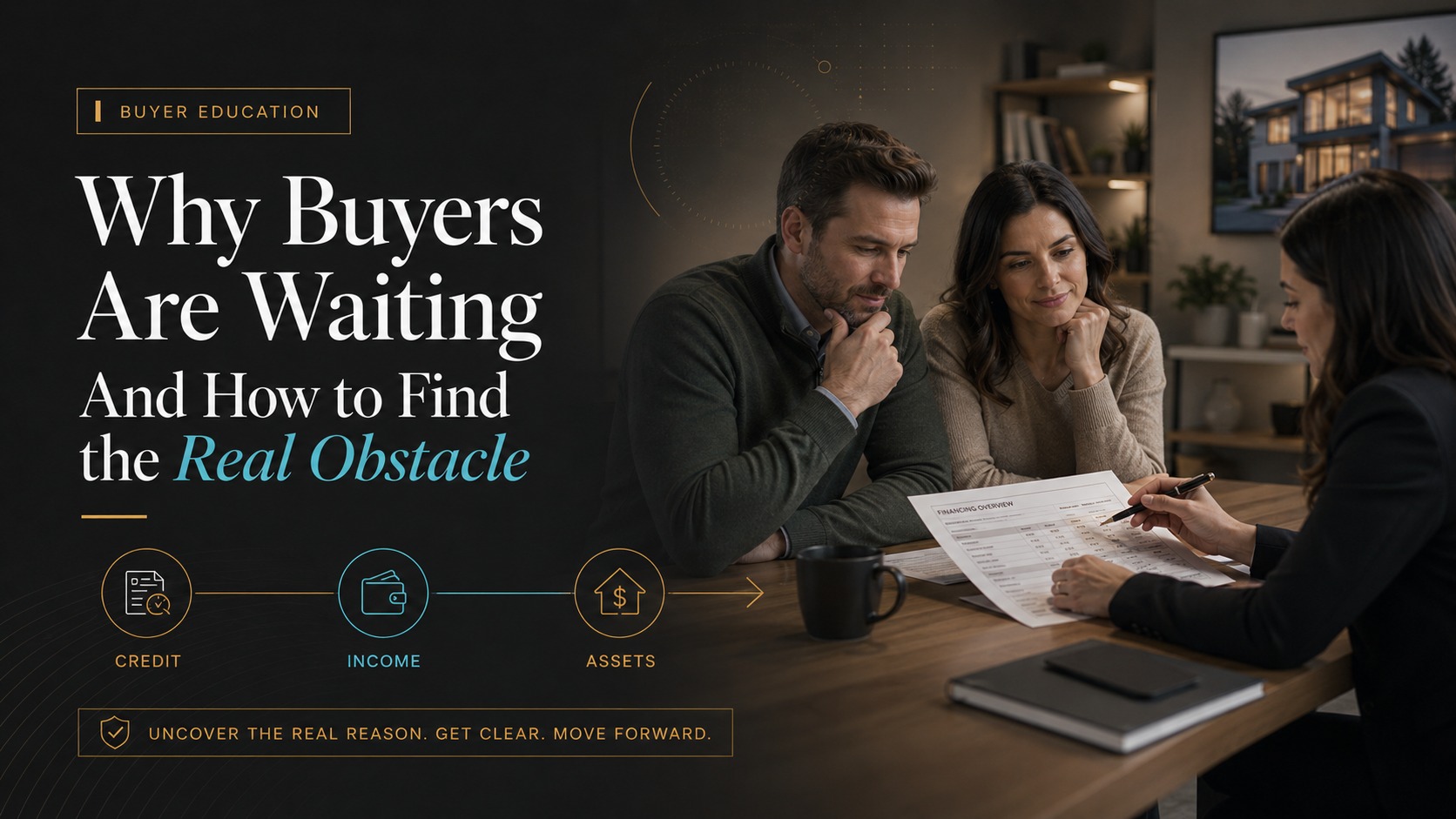 Zena Lending featured image about why buyers are waiting and how to identify whether the real obstacle is credit, income, or assets.